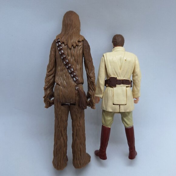 2013 Star Wars Figures Chewbacca & Obi-Wan Kenobi Poseable Arms And Legs - Picture 6 of 11